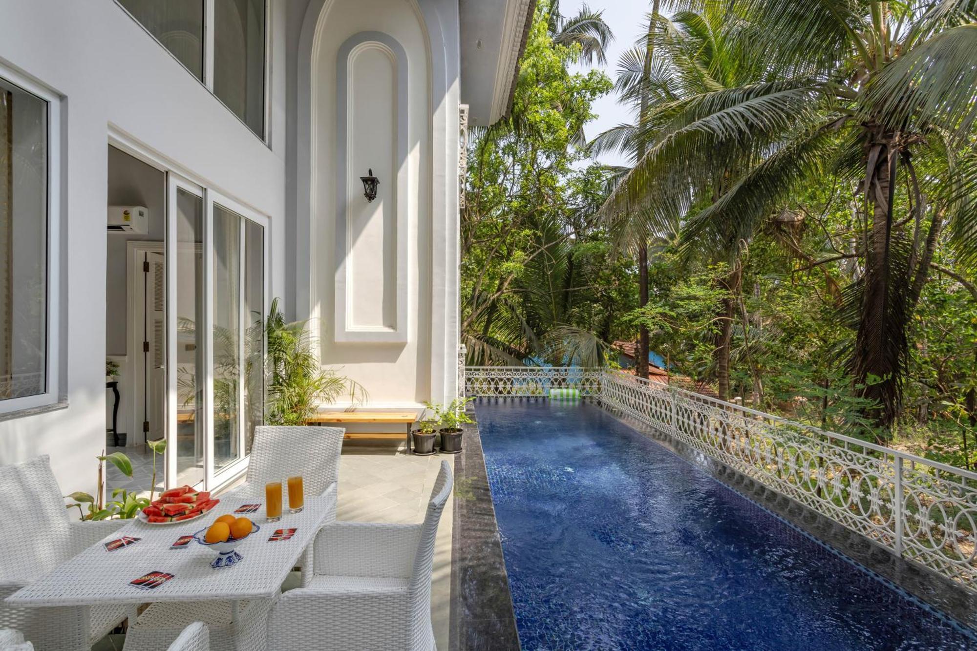 The Hornbill Villa - 3Bhk With Pvt Pool In Saligao Ngoại thất bức ảnh