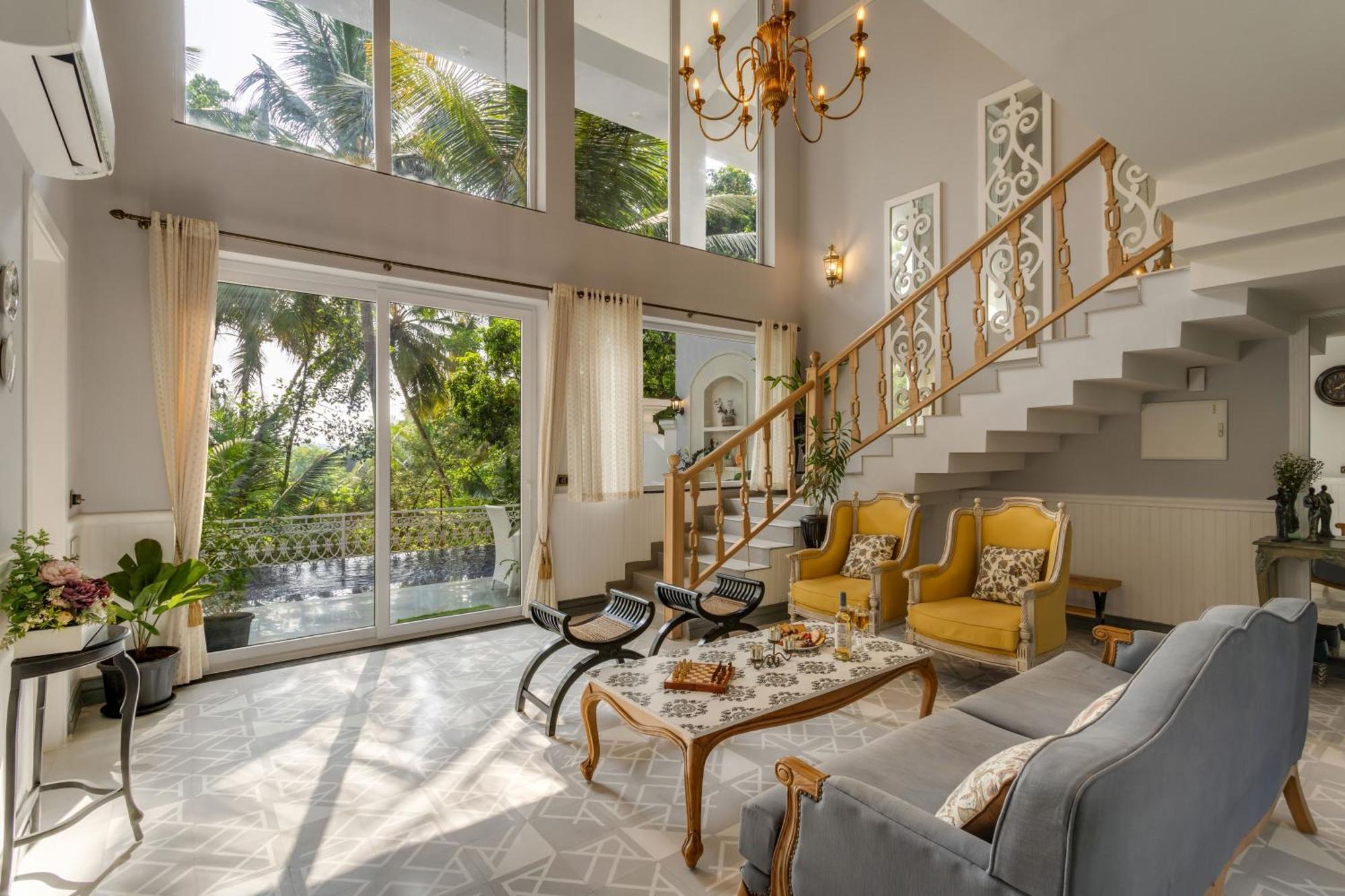 The Hornbill Villa - 3Bhk With Pvt Pool In Saligao Ngoại thất bức ảnh